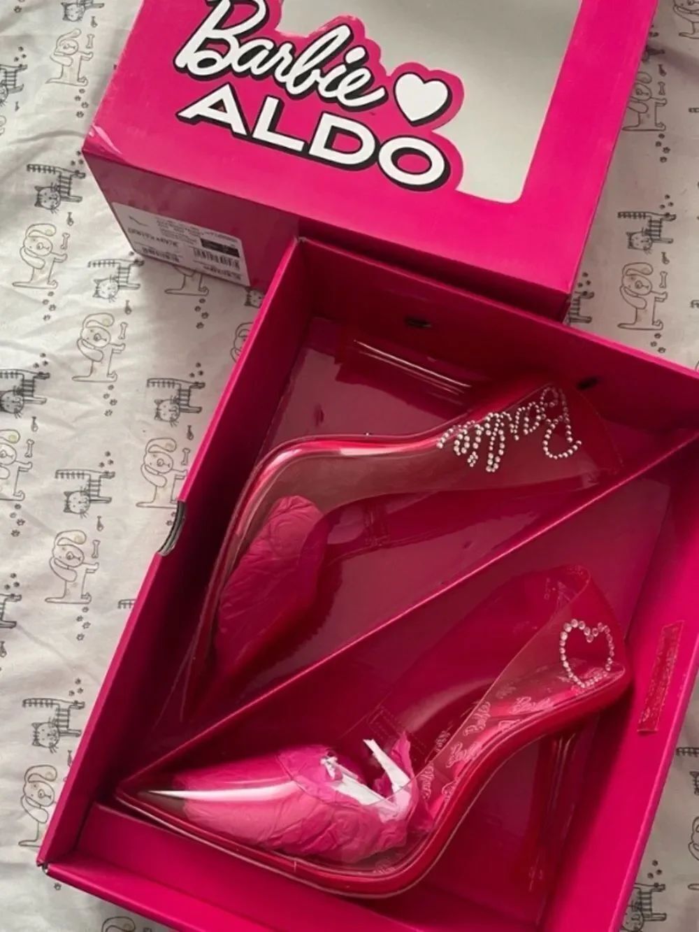 Aldo Barbie Barbiestessy Heels with Crystal Accents New in Box Size 8.5